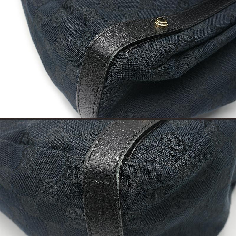 Gucci Abby Tote Bag 130736 Canvas Black