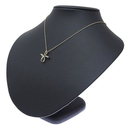 Tiffany & Co Infinity Cross Necklace 18K Yellow Gold 750 Yellow Gold 40.5cm