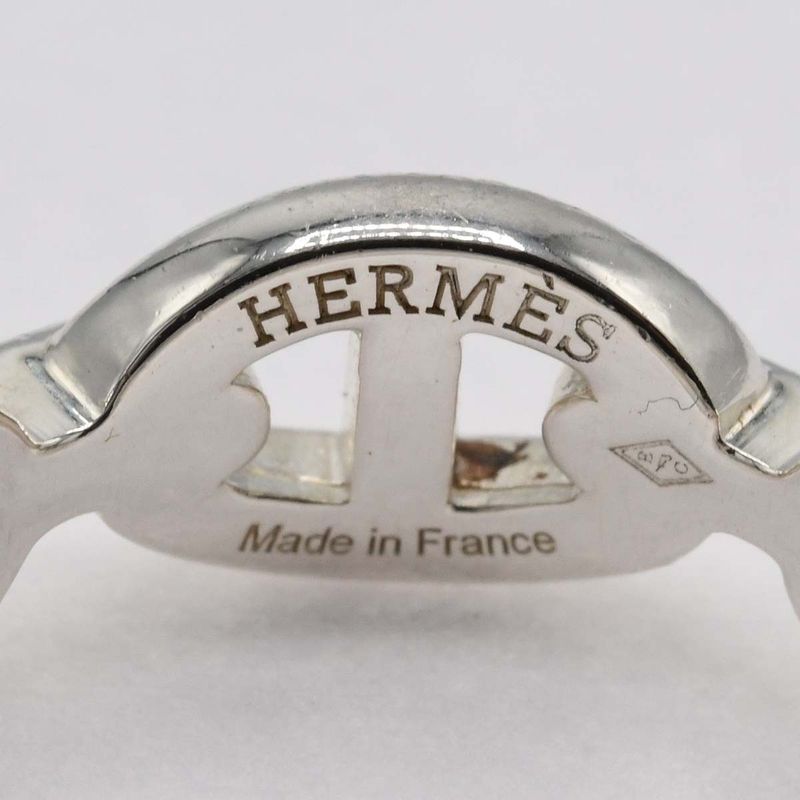 Hermes Chaine D'ancre Anchene AG 925 #52 Approx 12 5.7 g Accessories Mo283