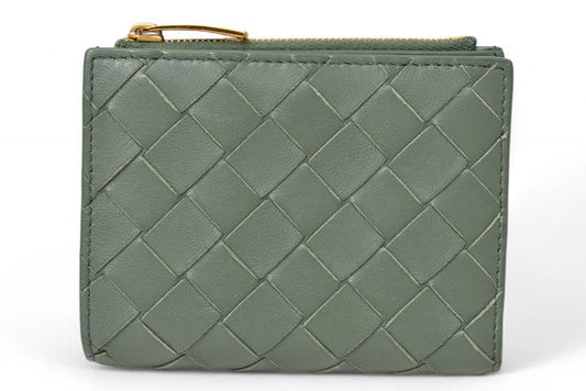 Bottega Veneta Wallet Fold Bottega Veneta Mini Wallet 707601 Intrecciato Mint