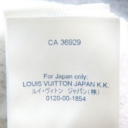 Louis Vuitton 21AW Neon Working Man 100% Cotton Logo Print Pullover Hoodie Grey