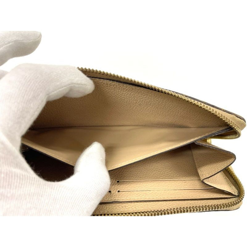 Louis Vuitton Monogram Empreinte Portefeuille Clemence Round Zipped Wallet Long — view 10