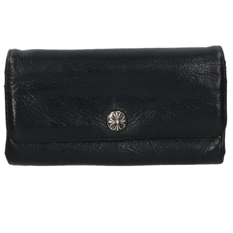 Chrome Hearts Judy Cross Button Leather Wallet