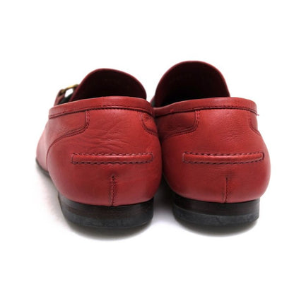 Gucci Bit Loafers Shoes Men Leather Red Sherry Line — view 4