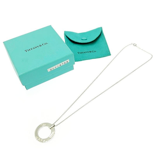 Tiffany & Co Silver 1837 Open Circle Necklace 7.8g 925 Engraved 445309 Necklace