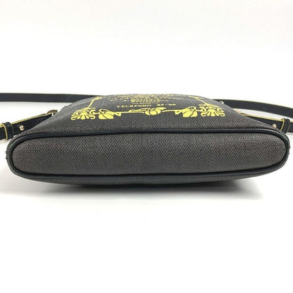 Bvlgari Bulgari Shoulder Bag Sbulgari Logo Pvc/leather Gray