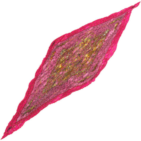 Hermes Losange Pleats Carre Silk Pink Scarf