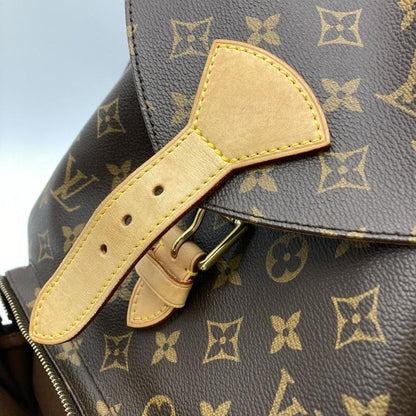 Louis Vuitton Montsouris GM Backpack Monogram Canvas M51135 Brown