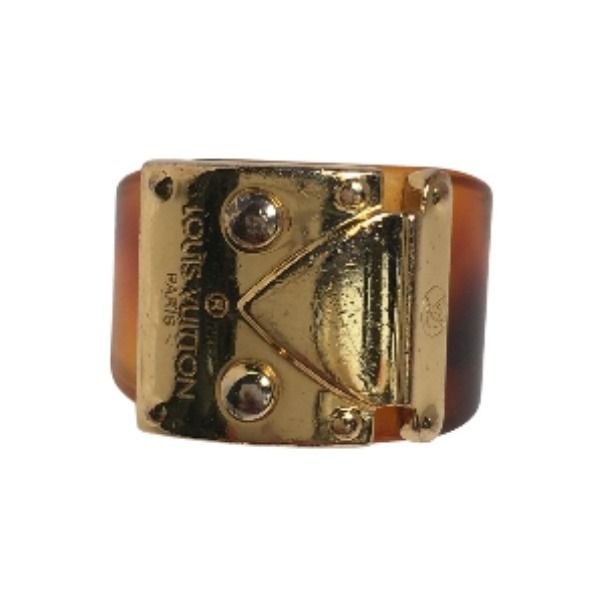 Louis Vuitton M Size Ring Burg Lock Me Brown