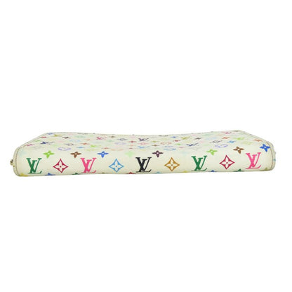 Louis Vuitton Long Wallet Zippy Wallet M60274 Monogram Multicolor Bronze White