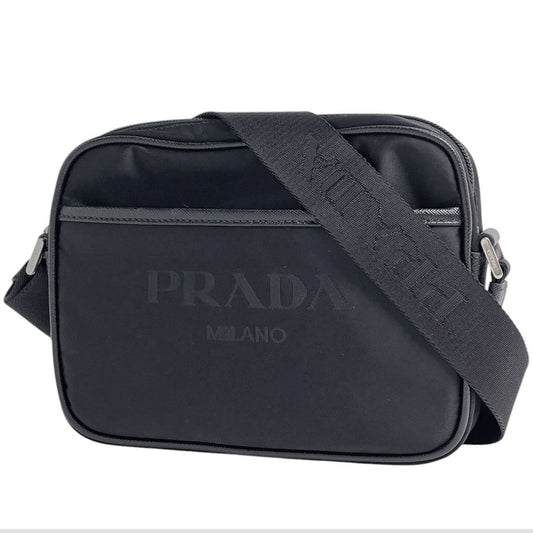 Prada Shoulder Bag Crossbody Nylon Nero