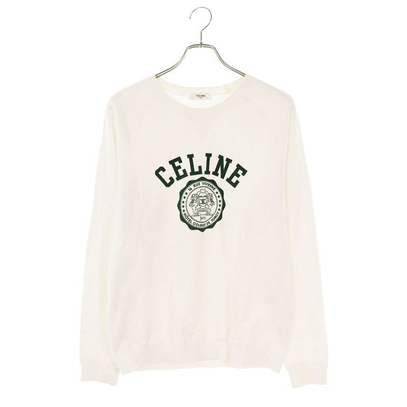 Celine 25 SS Ry07 E670 Q Blason Loose Sweatshirt XS