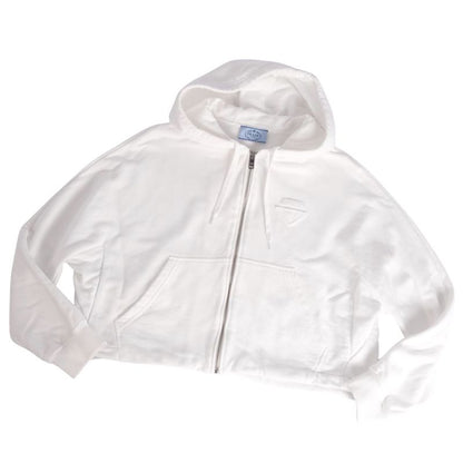 Prada 2023 Sweatshirt Hoodie Zip Up Crochet