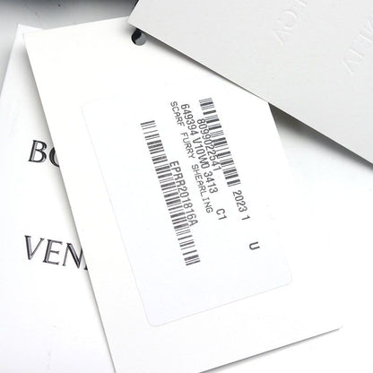 Bottega Veneta Sheer Ring Fur Scarf 649394 Dark Green