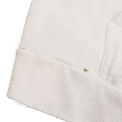 Balenciaga No Comment Pullover Damaged Hoodie 675003 Tlvg4 White 1