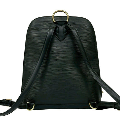 Louis Vuitton Vintage Cobran Epi Leather Backpack Black Noir — view 3