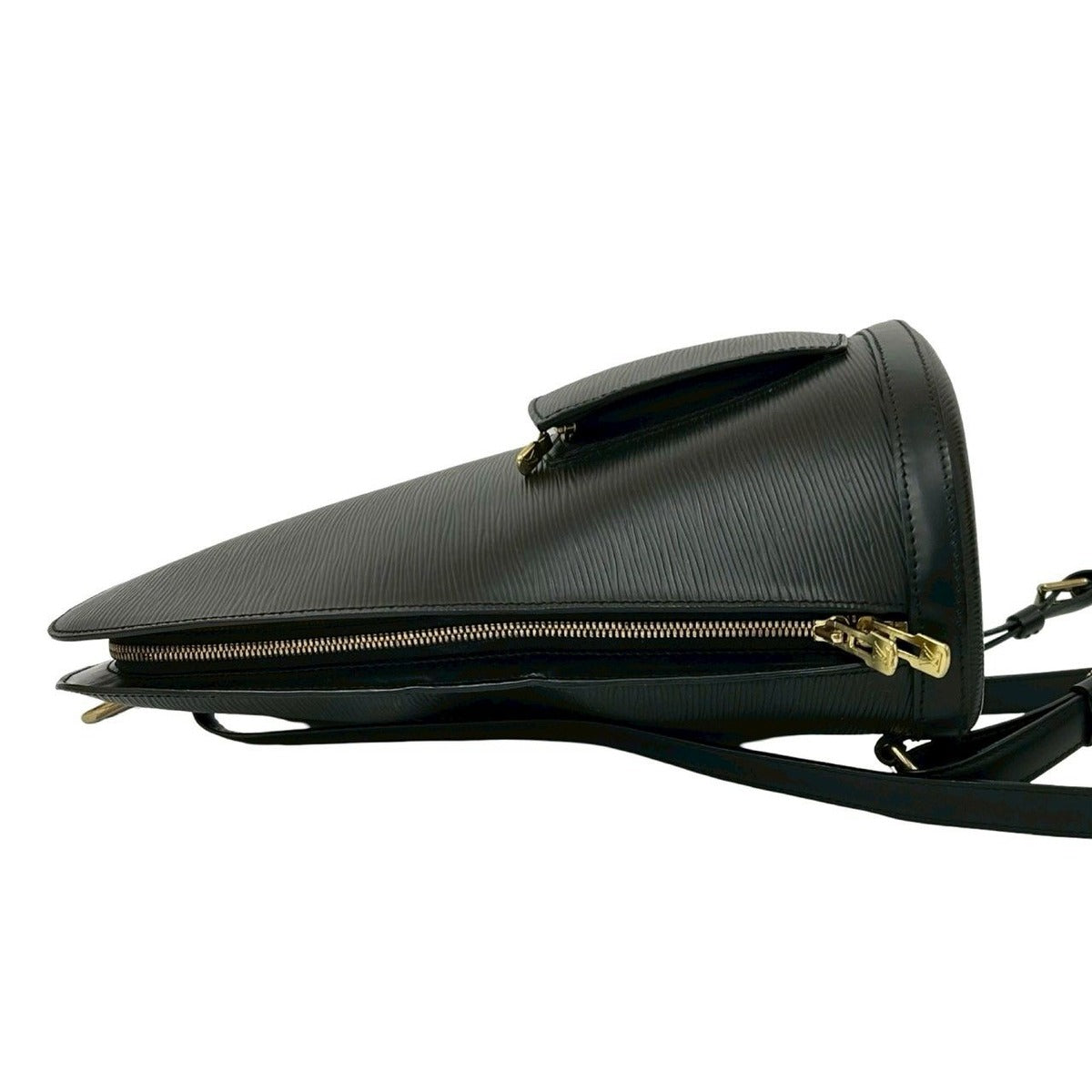 Louis Vuitton Vintage Cobran Epi Leather Backpack Black Noir — view 5