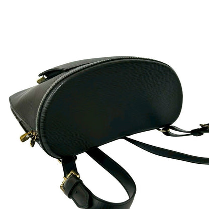 Louis Vuitton Vintage Cobran Epi Leather Backpack Black Noir — view 7