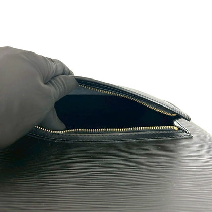 Louis Vuitton Vintage Cobran Epi Leather Backpack Black Noir — view 10