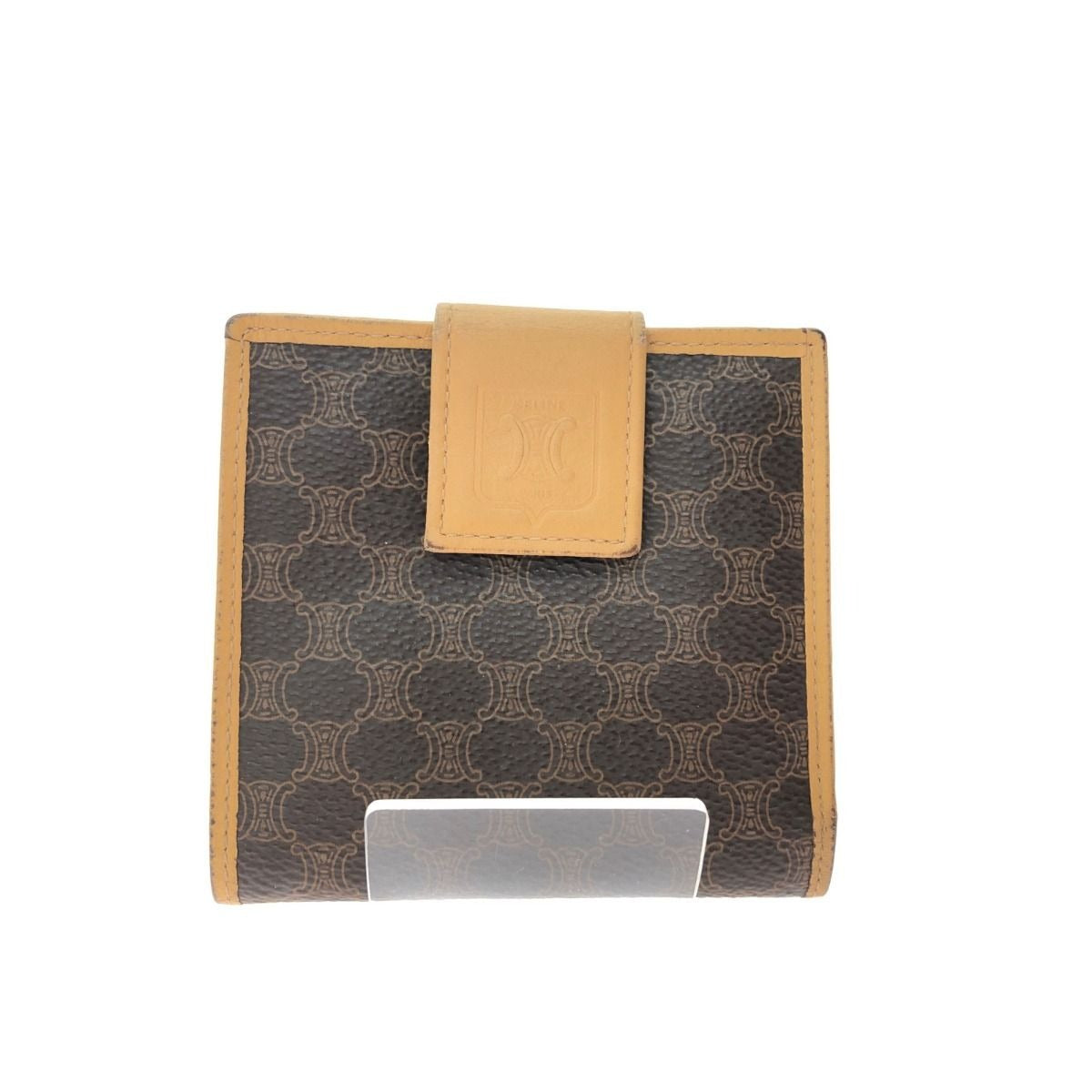 Celine Bifold Wallet Compact Macadam Brown