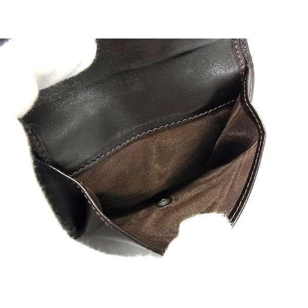 Fendi Zucca Pattern Canvas Bifold Wallet Brown And Black Fm3124 — view 5