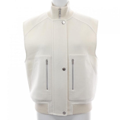 Hermes Vest Cashmere White