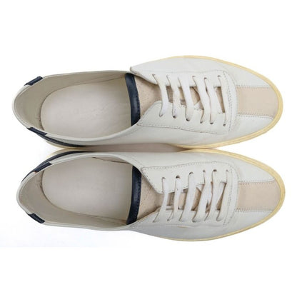 Gucci Shoes Sneakers Low Cut Men Leather White Eugene Miro — view 5