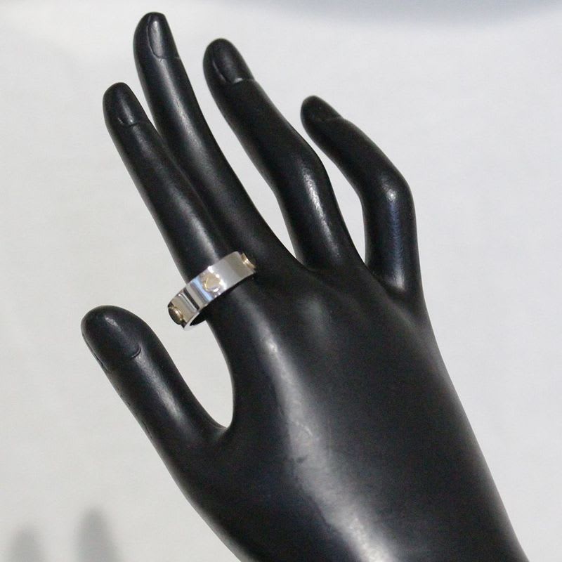 Gucci Inox Ring No 18 750 Gold Steel E0863