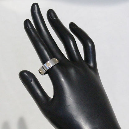 Gucci Inox Ring No 18 750 Gold Steel E0863