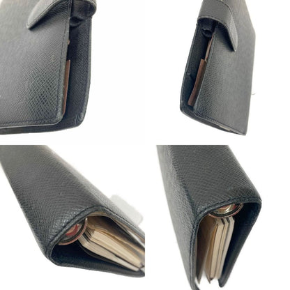 Louis Vuitton Taiga Agenda Notebook Notebook Cover R20222 Black Delivery As Is