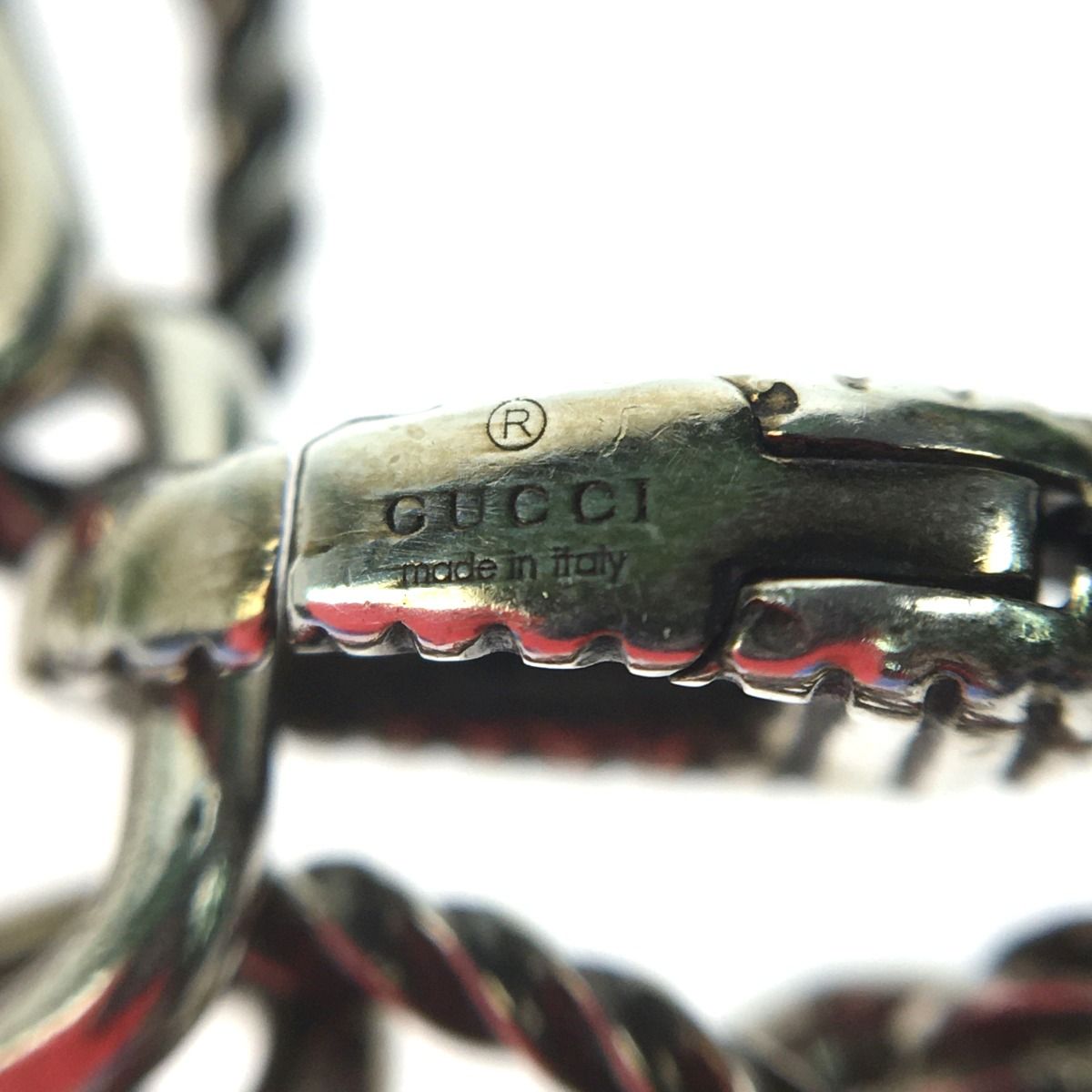 Gucci Interlocking G Bracelet Silver925 Size 16