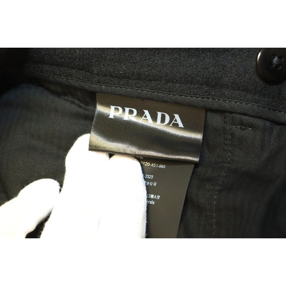 Prada Wool Cashmere Pants 46 — view 8