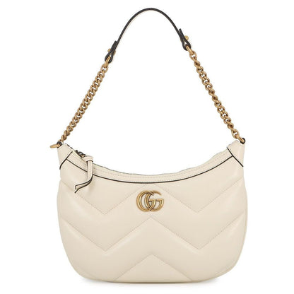 Gucci Chain Shoulder Bag GG Marmont Small Quilted Leather