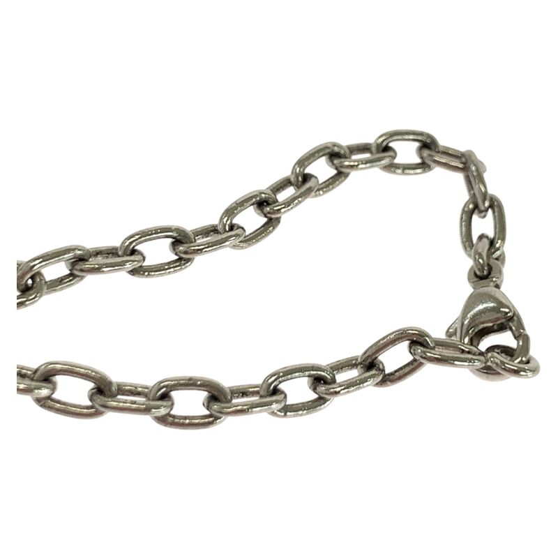 Cartier Double C Silver Stainless Steel T1220148 Key Holder Key Chain For Men