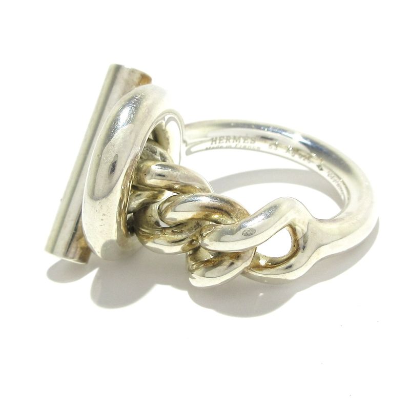 Hermes Ring Croisette Silver