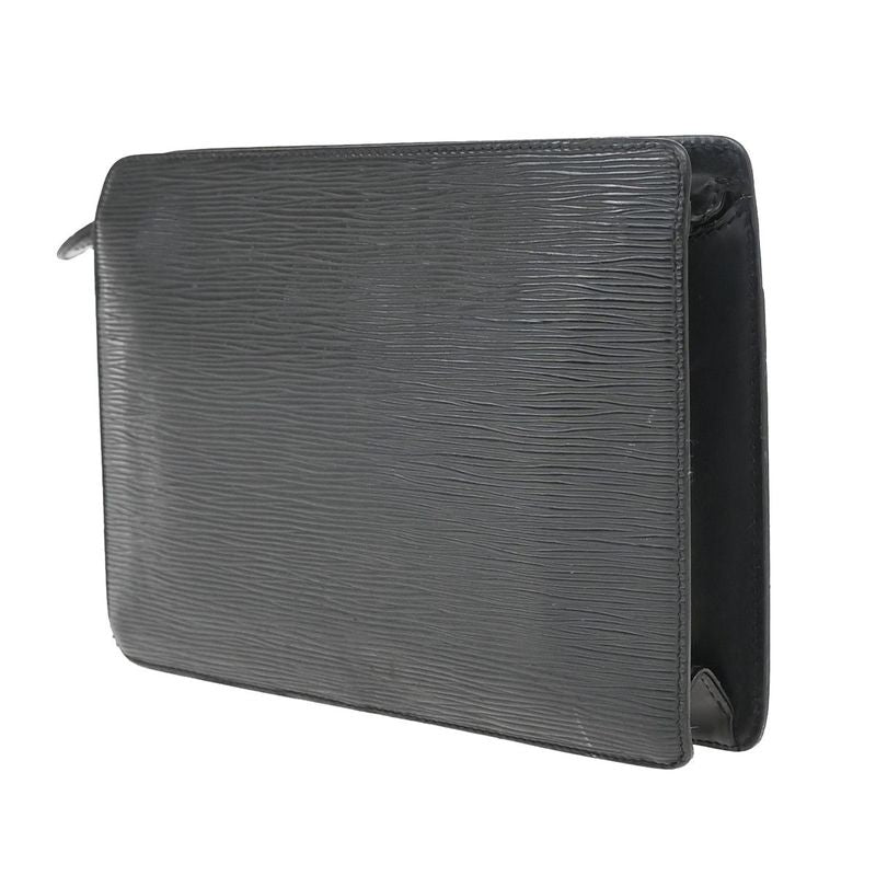Louis Vuitton Pochette Homme Clutch Bag Epi Black 05kb044