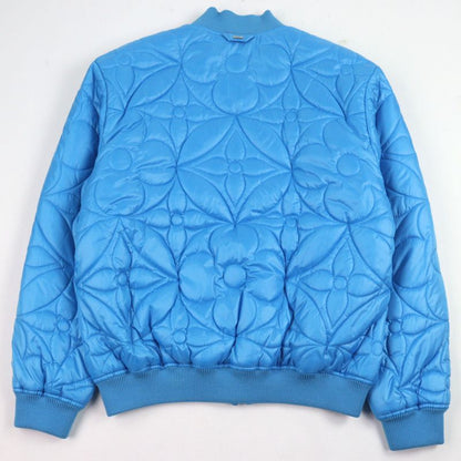 Louis Vuitton 22SS Hlb51e Monogram Quilted Blouson Jacket With Flower Logo