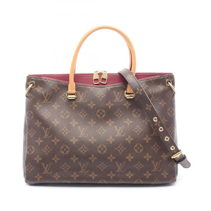 Louis Vuitton Handbag Pallas Aurore Canvas Leather