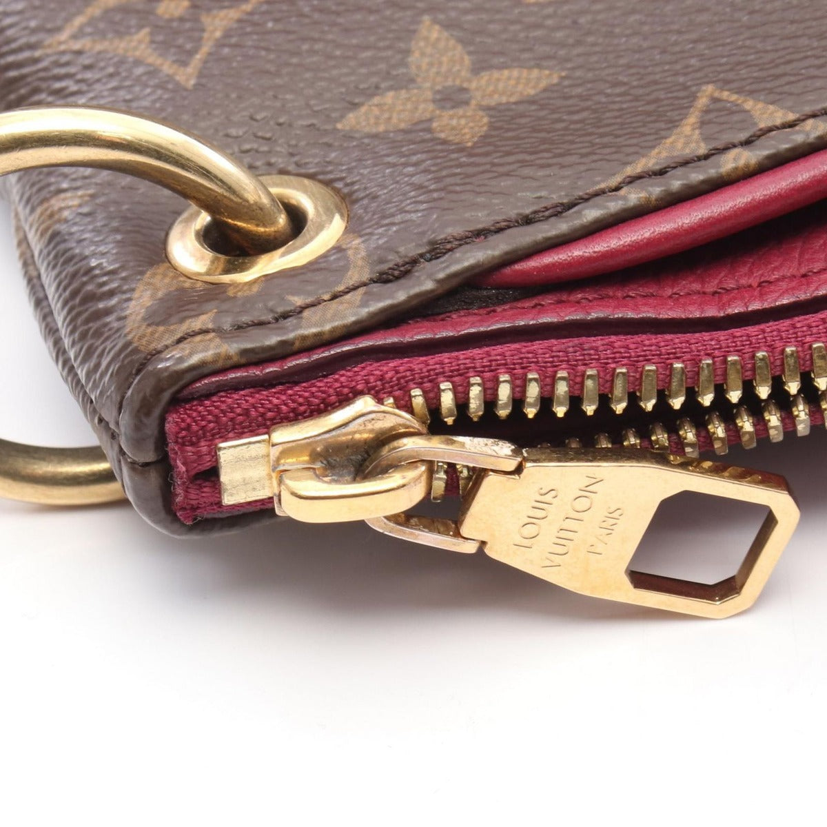 Louis Vuitton Handbag Pallas Aurore Canvas Leather — view 13