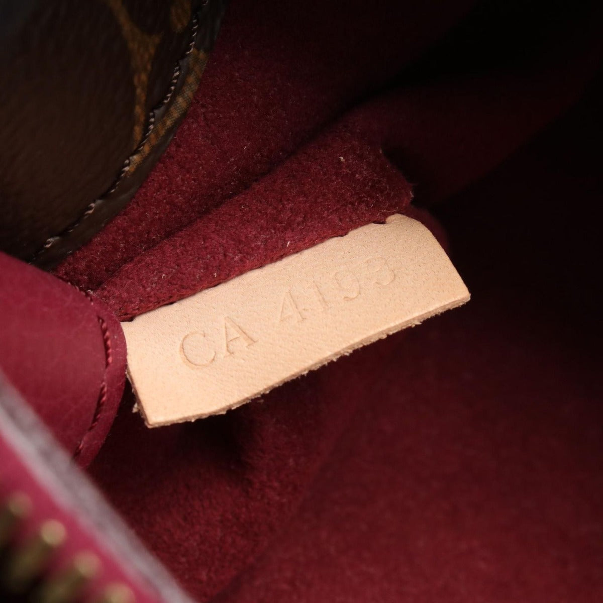 Louis Vuitton Handbag Pallas Aurore Canvas Leather — view 5