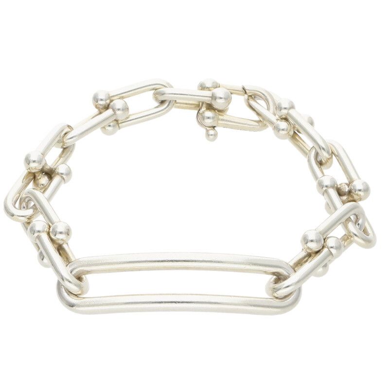 Tiffany & Co Hardwear Hardware Medium Link Silver Bracelet Men's