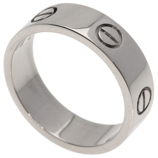 Cartier Love Ring 58 18K White Gold