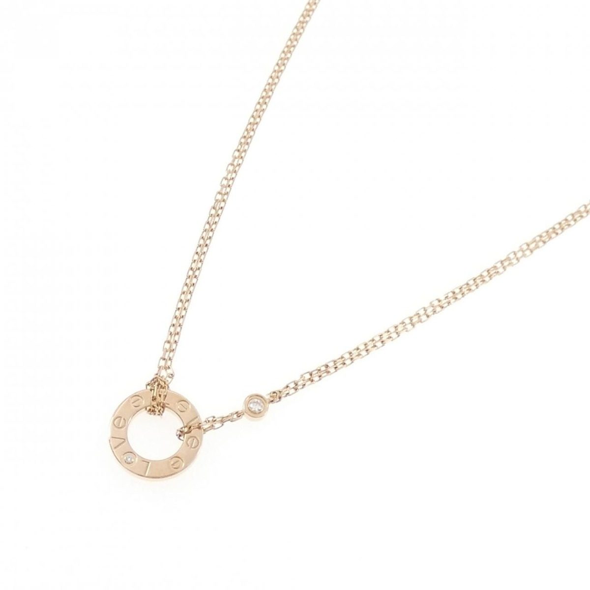 Cartier Love Necklace Pink — view 2