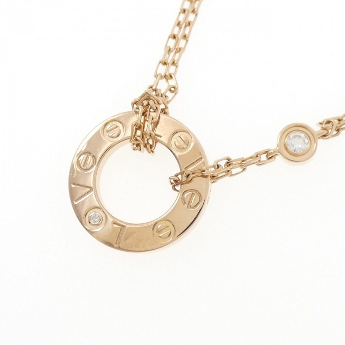 Cartier Love Necklace Pink — view 3