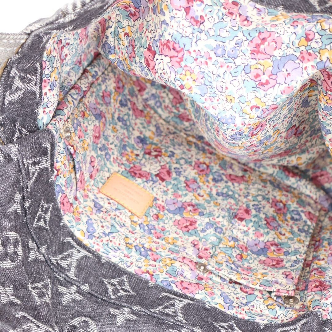 Louis Vuitton Patchwork Postie Messenger Bag Monogram Denim Gray — view 15