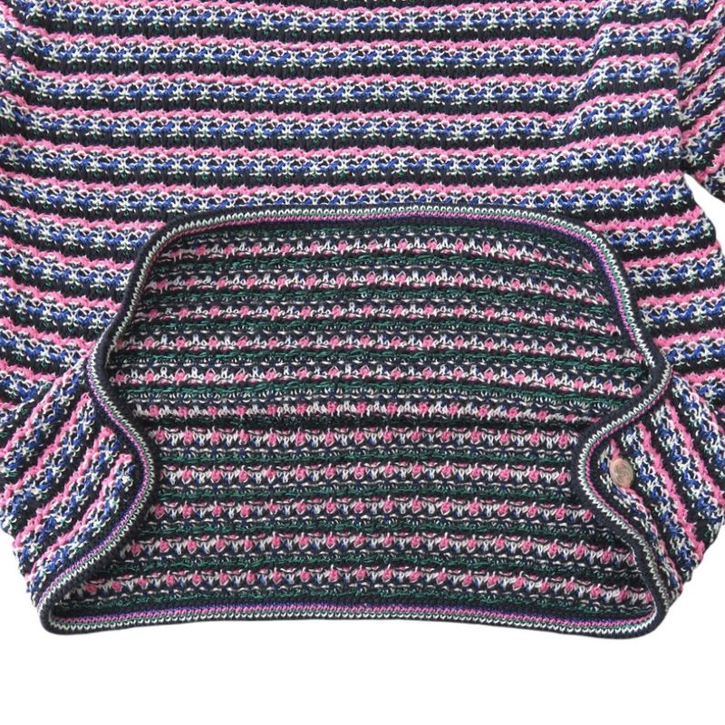Chanel P56636k07412 Coco-mark Cotton Pink Short Sleeves Knit 1430 Chanel