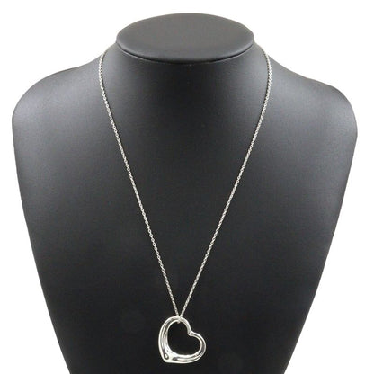 Tiffany & Co Open Heart Medium Silver 925 Ladies 9.6g Necklace