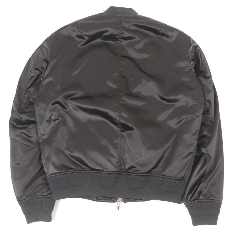 DIOR Homme 19AW 943c437a4656 Saddle Pocket Logo Embroidery MA-1 Bomber Jacket