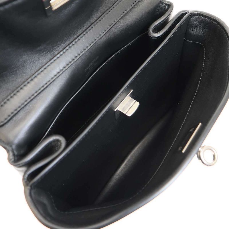 Balenciaga Rodeo Mini Bag Rodeo Mini Leather Shoulder Bag 795456 Black