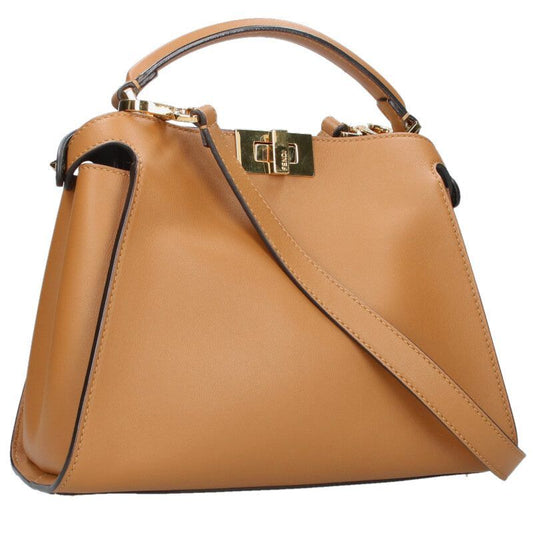 Fendi 8bn302 Peekaboo - 2wayleather Shoulder Bag Women